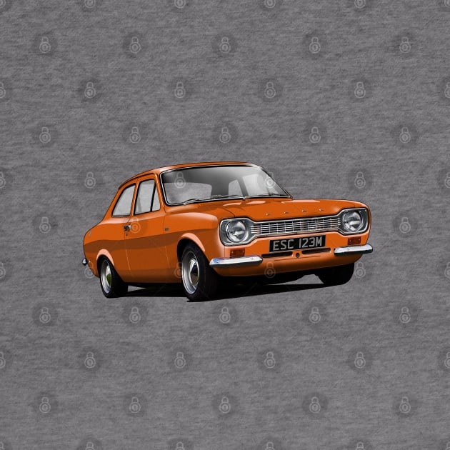 Ford Escort Mk 1 in copper by candcretro